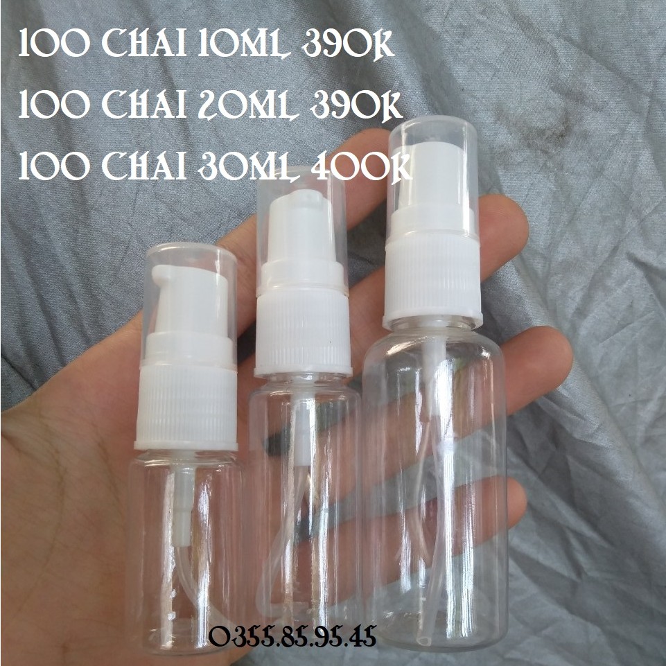 Chai xịt giọt 5ml / 10ml / 15ml / 20ml / 30ml / 50ml / 100ml - chai nhựa chiết mỹ phẩm du lịch, PHỄU MINI