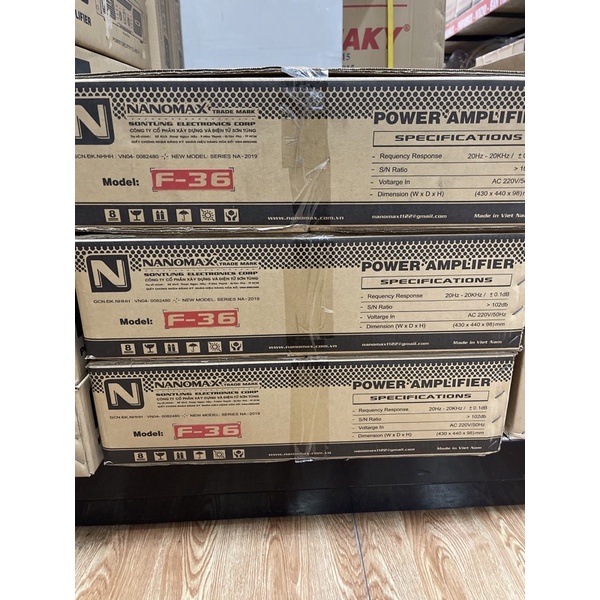 Main công suất Nanomax F35, F36, 36 sò công suất 3600w