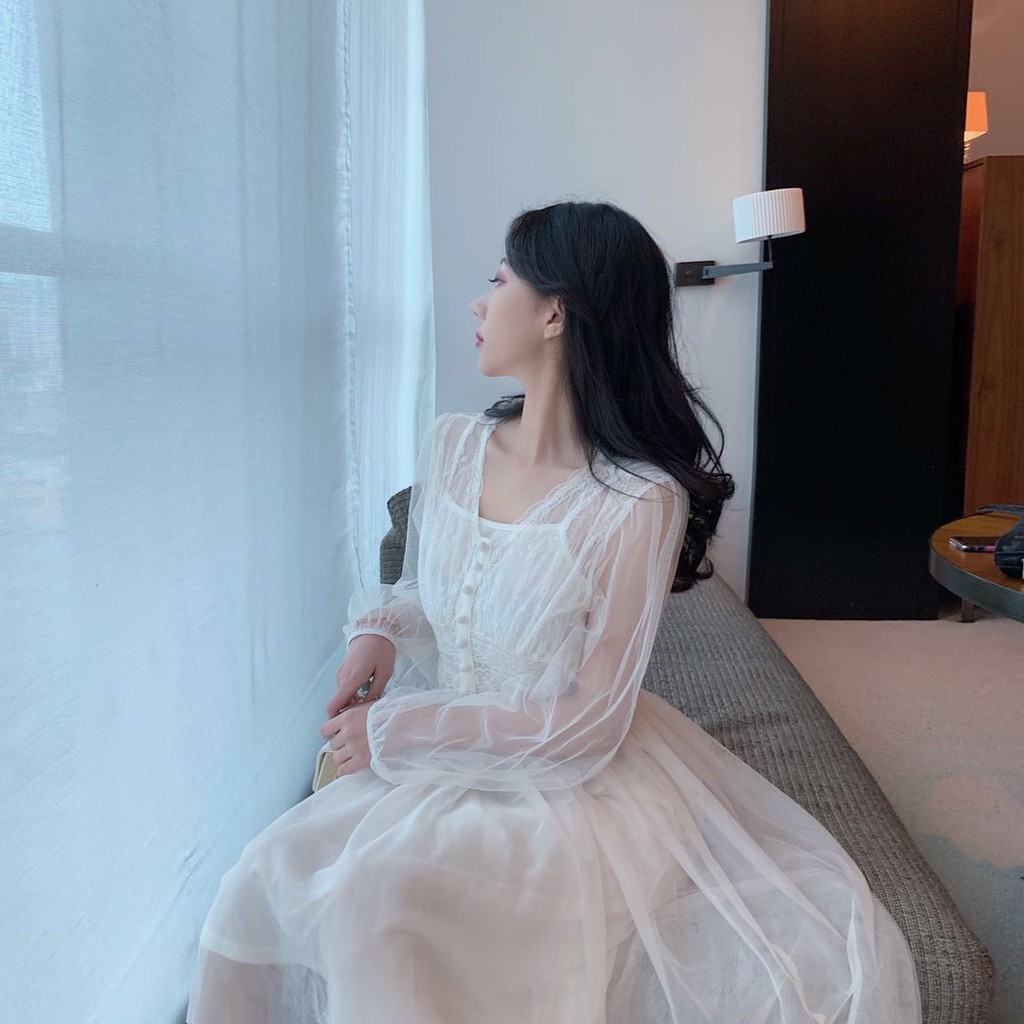 (D312) Đầm Váy Nữ Ulzzang - New arrival 2021 | BigBuy360 - bigbuy360.vn