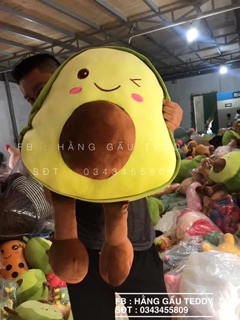 GẤU BÔNG QUẢ BƠ CHẤT ĐẸP MỀM MỊN < ảnh thật>