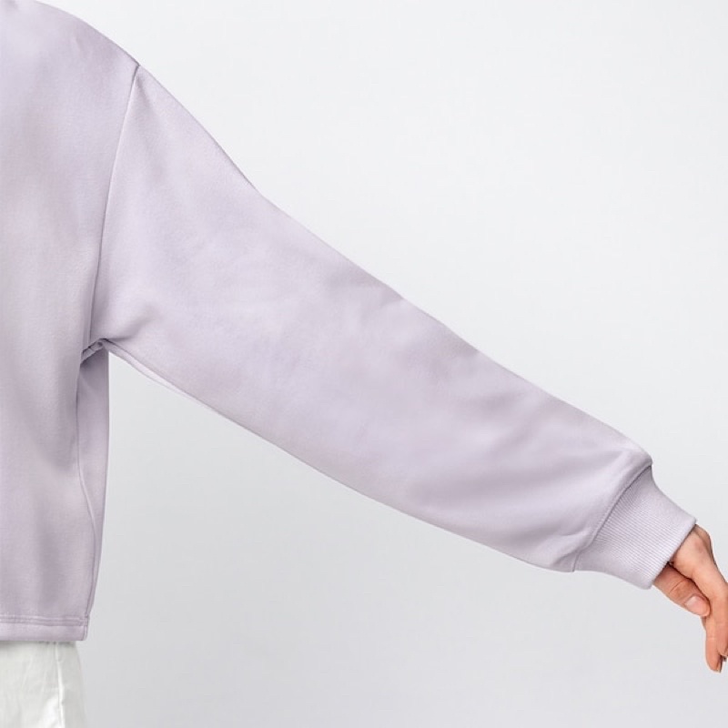 Áo nỉ pull nữ phối tà áo sơ mi trắng thời trang, trẻ trung, cá tính của GU - Nhật
