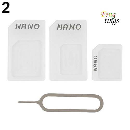 Bộ Chuyển Đổi Thẻ Sim Nanosim 3 Trong 1 Chuyên Dụng