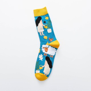 Set 5 vớ dài hoạ tiết Go go Summer