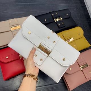 Ví da nữ bản to - clutch đi tiệc sang chảnh TAS9