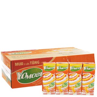 Sale sốcThùng 48 Hộp Sữa Chua Uống Yomost Vị Cam, Dâu 170ml