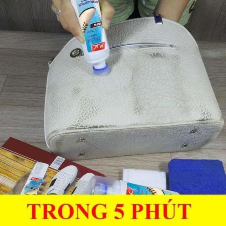 [Combo 5 Chai] Xịt Tẩy Trắng Giày Túi Xách Flac + Kèm Đầu Cọ ✅FLASH SALE✅