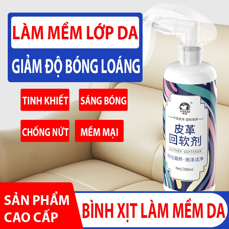 Chai Xịt Làm Mềm Đồ Da Xinuo - Chai 300ml