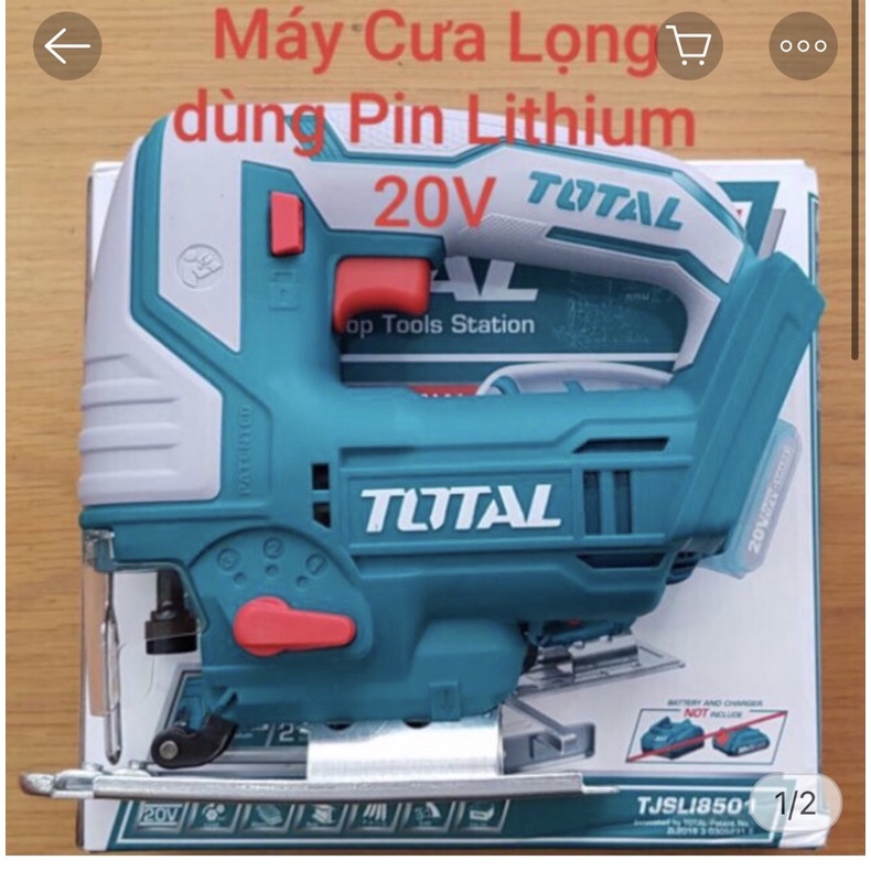 Máy cưa lọng Total dùng pin 20 V