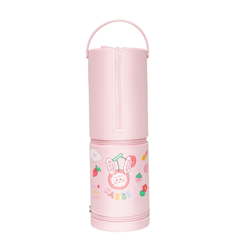 Túi Đựng Bút / Mỹ Phẩm Đứng Màu Hồng / Xanh Dương