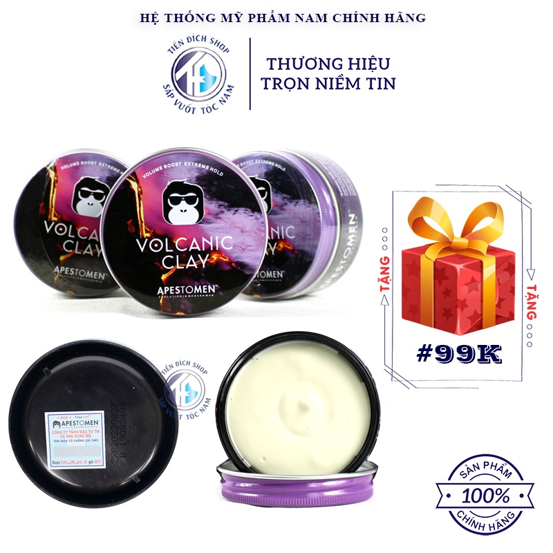 - Wax Apestomen Volcanic Clay V5 Nắp Nhôm | Tiến Đích Shop