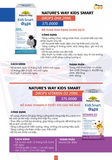 Nature’s Way Kids Smart Drops Vitamin D3 20ml