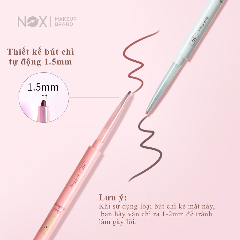 Bút Kẻ Mắt NOX Dạng Gel Dễ Tán Kháng Nước Lâu Trôi Nhiều Màu Lựa Chọn 1ml | WebRaoVat - webraovat.net.vn