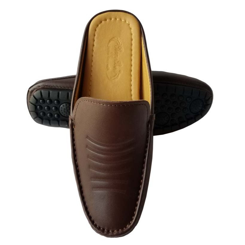 Giày SaBo Nam Da Bò BIGBEN Đế âm Cao Cấp SB73