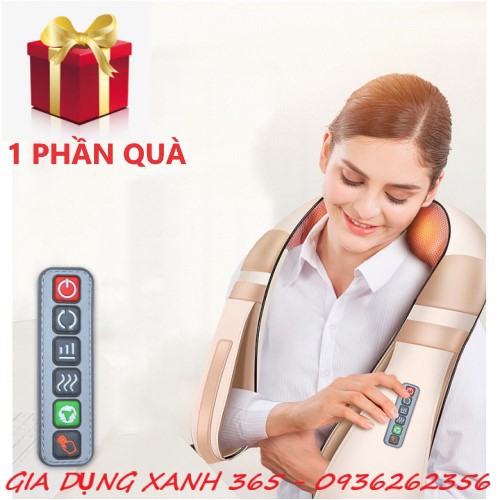 Đai mát xa vai lưng cổ, máy massage đa năng cao cấp giúp thư giãn sau những giờ làm việc mệt mỏi