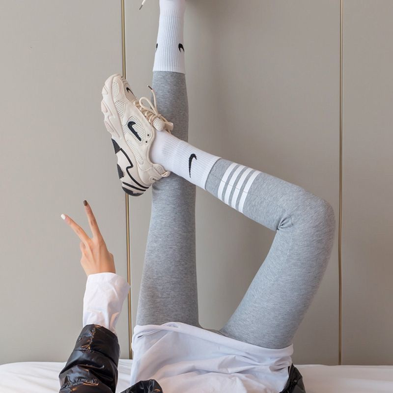 Quần Legging Màu Xám Lưng Cao Ôm Dáng Cho Nữ JL-YDK-13