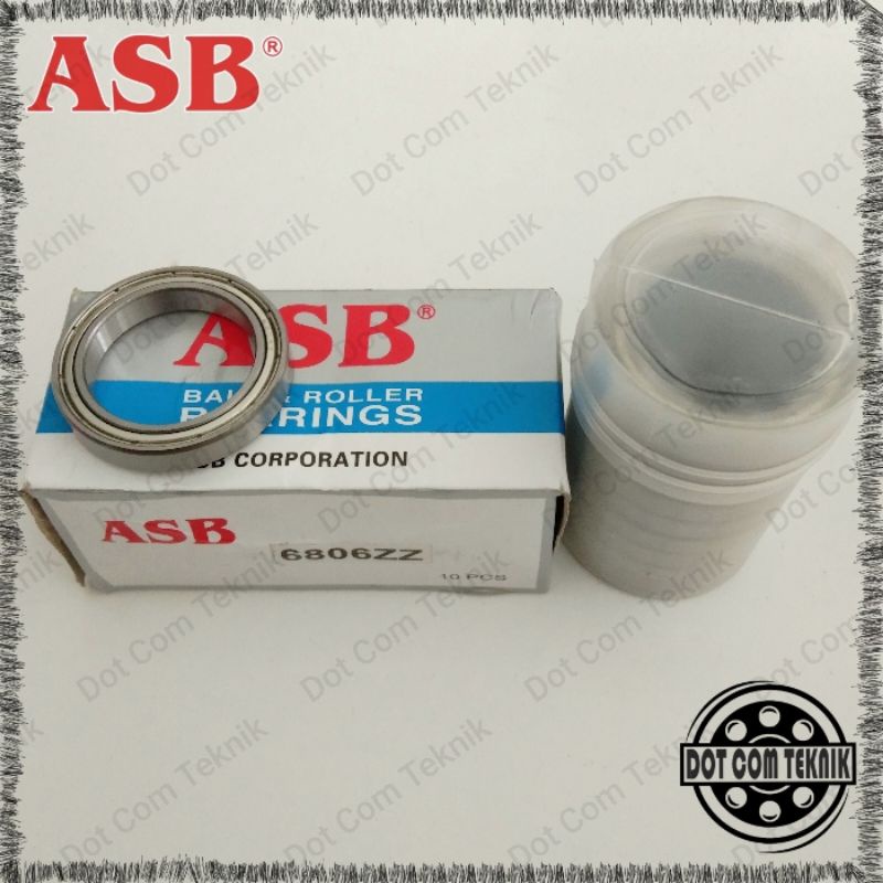 Vòng Bi 6806 ZZ ASB / LAHER 6806 ZZ ASB (30MMx42MMx7MM) Chất Lượng Cao