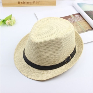 Mũ Phớt Nam Nữ Thời Trang Vành Ngắn Mugout - Nón Phớt Đi Biển Vintage Chất Cói - W001