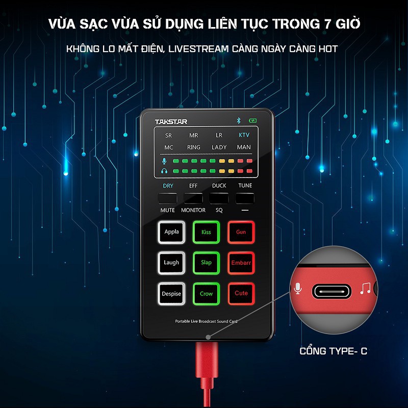 【Chính hãng】Combo bộ Mic Thu âm takstar MX1 mini, Hát Karaoke, Livestream cực hay, Đủ bộ, hàng bảo hành 1 năm