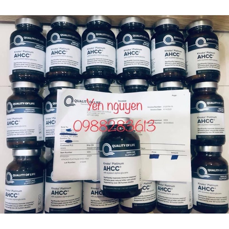 Ahcc kinoko platinum 750mg