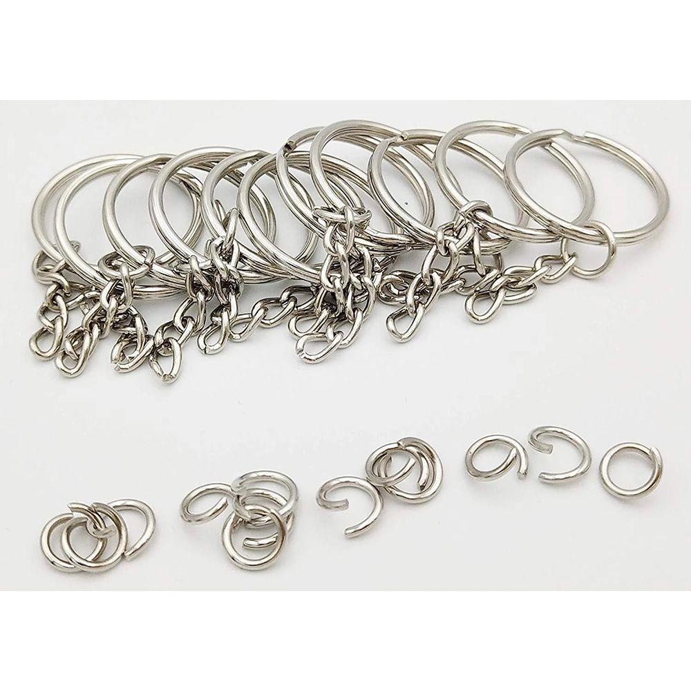 LAYOR 10/20Pcs 10/20Pcs Keyring Fashion Accessories Keyfob Keychain|Pendant Metal Split Ring Key Holder Rings