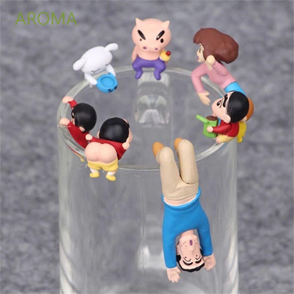 Set 7 mô hình cậu bé bút chì Shin-chan bằng PVC