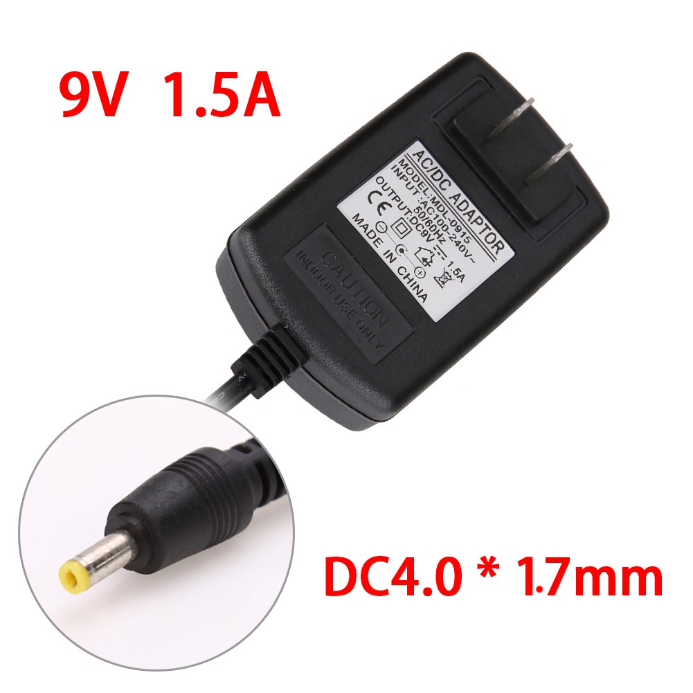 Adapter AC ra DC 4.0mmx1.7mm 9V 1.5A