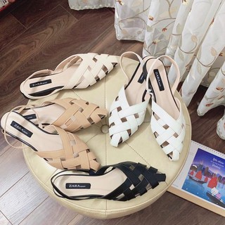 Giày sandal búp bê nữ dan chéo xinh xắn Hàng VNXK cao cấp CC13