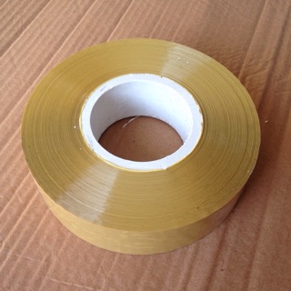 Băng dính 1kg màu vàng đục ảnh thật