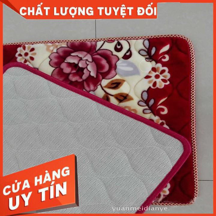 Đệm trải ghế hoa bông hồng 3D Thảo Sơn Shop - hàng uy tín