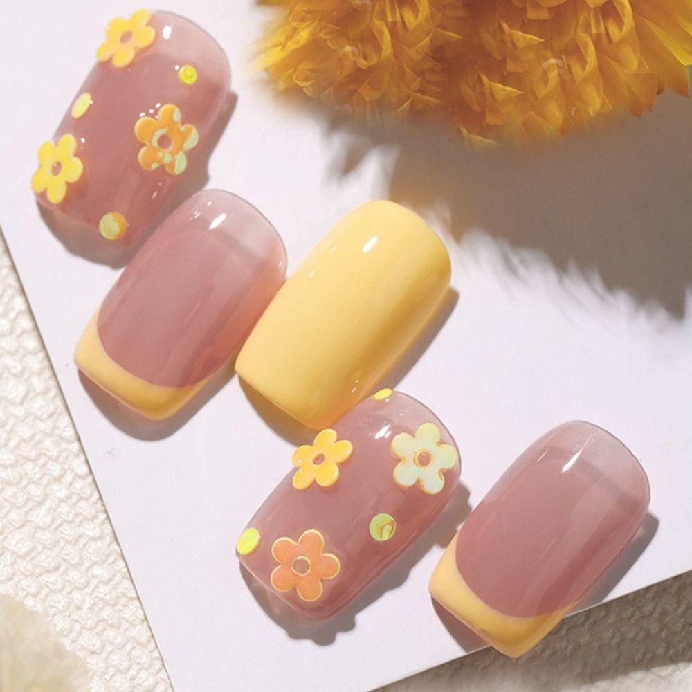 QQMALL Vật Liệu Trang Trí Móng Tay Nghệ Thuật Hình Ngôi Sao Cười Đính Sequin Lấp Lánh DIY