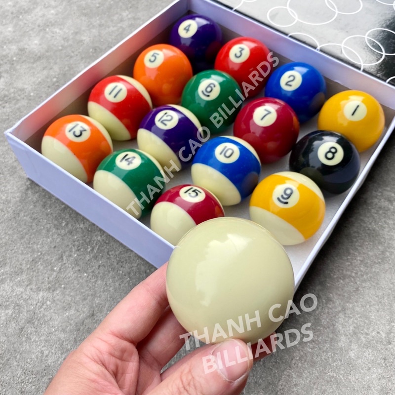 Bộ 16 Bóng Bi-a Lỗ Giá Rẻ Kích Thước 56mm | Chơi Giải Trí Tại Nhà | Bóng Bida Cho Người Mới Bắt Đầu