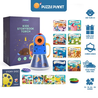 MIDEER - Đèn Kể Truyện KIDS STORYBOOK TORCH Kết Hợp Đèn Ngủ (12 truyện)
