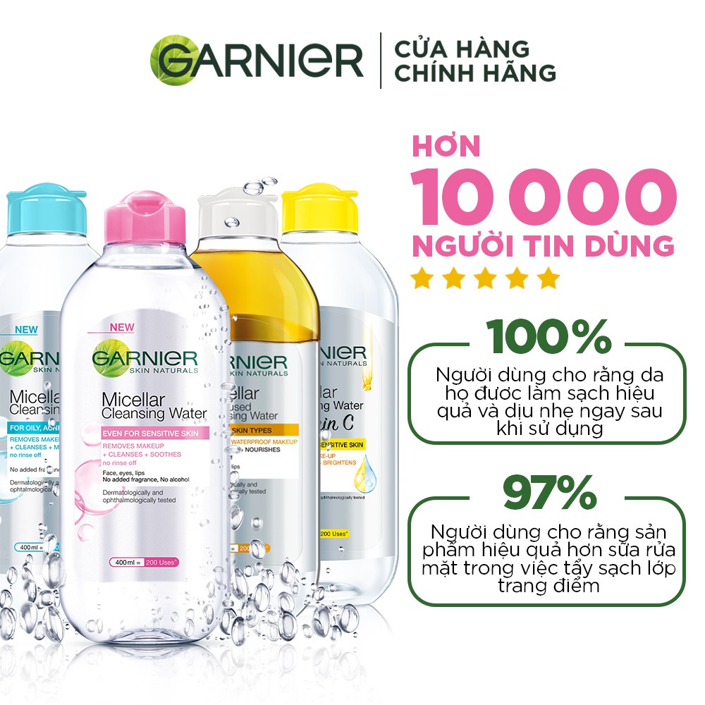 [COCOLUX] Nước Tẩy Trang Garnier Oil-Infused