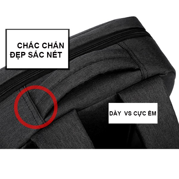 ( MAY KỸ ) Balo laptop thời trang nam nữ hàn quốc BEE GEE 113 chống thấm nước chống shock tốt nhiều ngăn