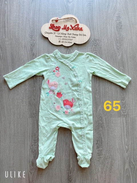 (Size 62-68cm) Body dài liền vớ xuất khẩu