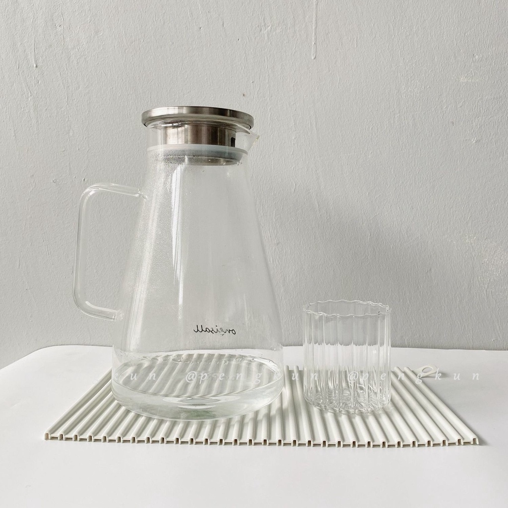 Tấm lót cốc / đũa cách nhiệt đa năng tiện dụng màu trắng / đen phong cách Bắc Âu