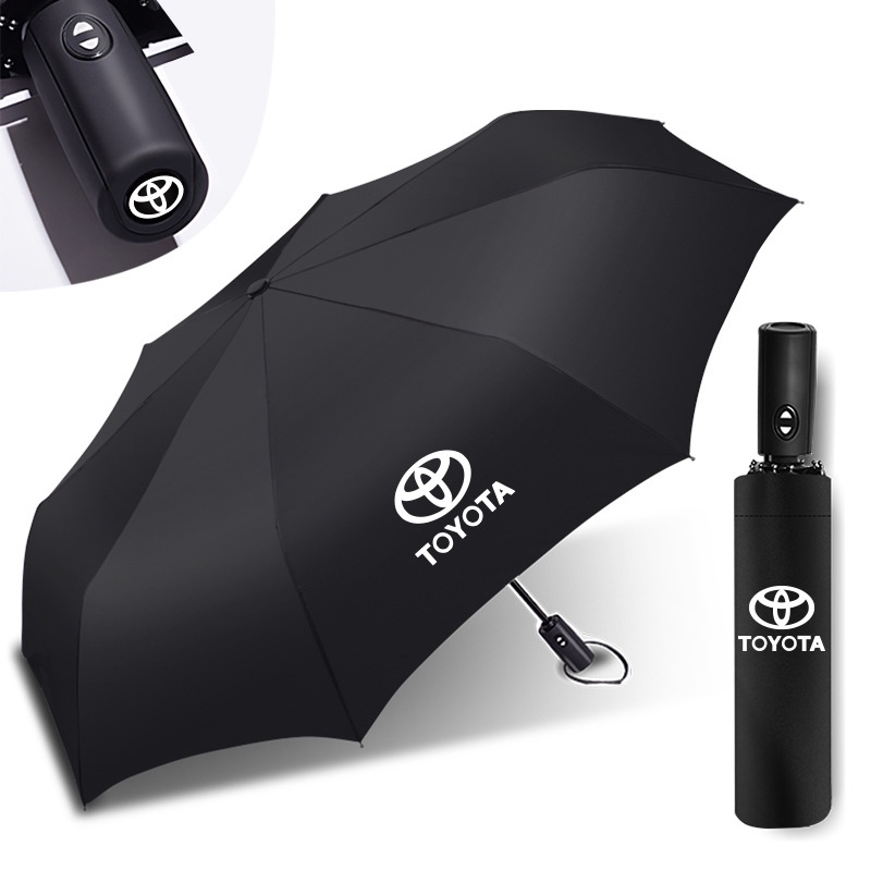 Dù Gấp Tự Động In logo Xe Hơi Honda toyota Hyundai Mazda Lexus Nissan MG