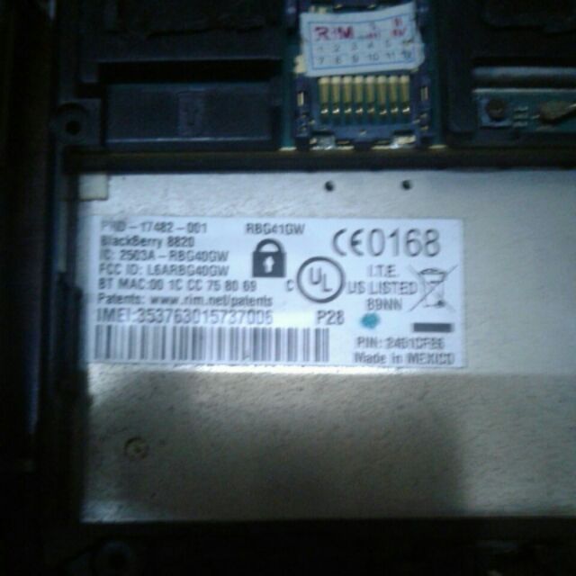 Linh kiện điện thoại blackberry 81xx 8120 8100 8310 8820 99 9000 v.v