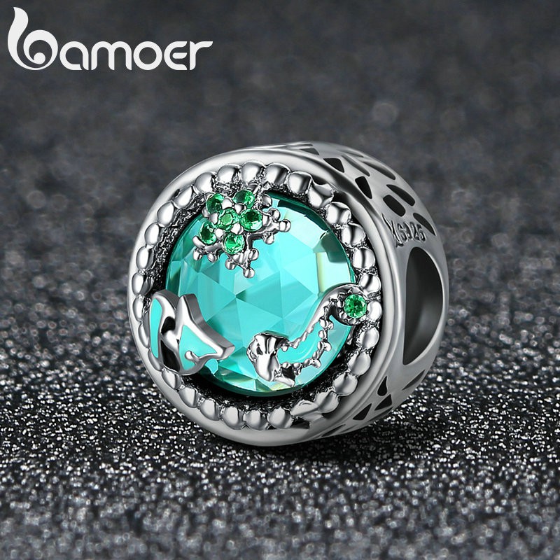 Hạt cườm Bamoer đính đá làm vòng tay DIY sang trọng