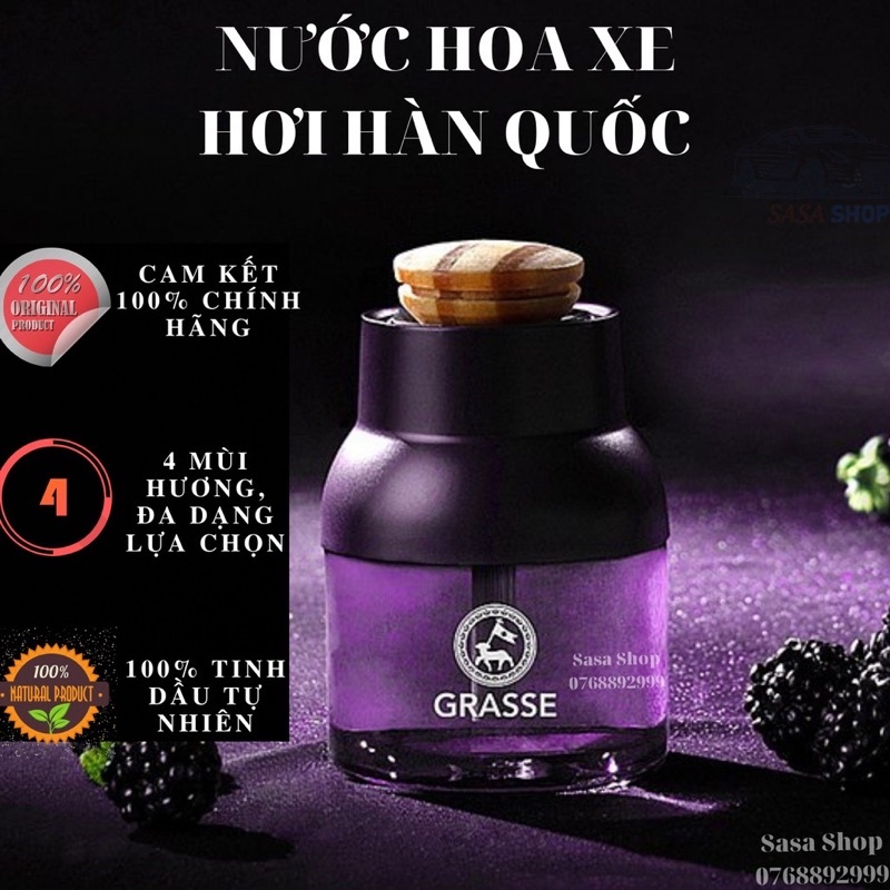 Nước hoa ô tô Grasse Bullsone Korea