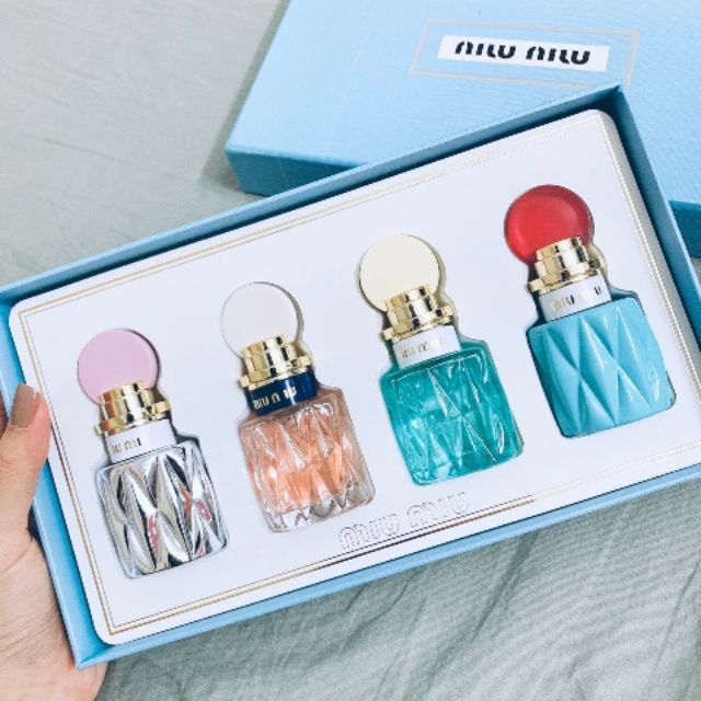 (4chai x20ml) Bộ Nước Hoa Nữ Miu Miu