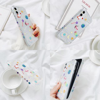 Ốp Lưng / Case Iphone space sticker trong suốt Aldershop