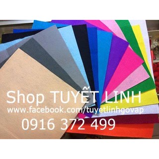 Vải nỉ khổ 30x30cm ::5k / tấm