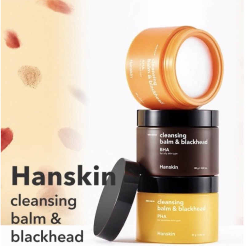 Sáp tẩy trang chứa BHA/AHA Hanskin Cleansing Balm &amp; Blackhead