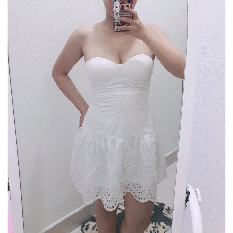 Đầm xòe dự tiệc - váy xô thêu hoa thiết kế dáng xòe STELLA DRESS