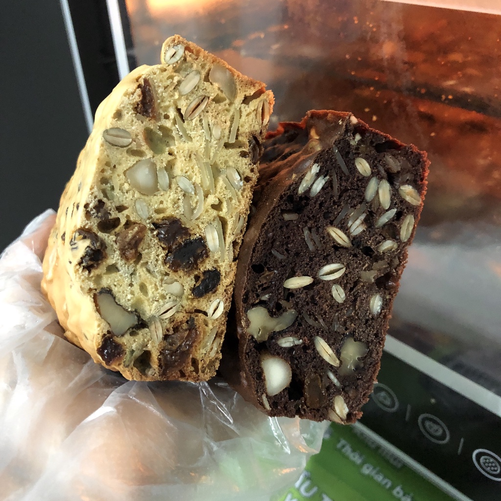 (Chuẩn keto) 250g BISCOTTI mix 5 loại hạt dinh dưỡng, bánh ăn kiêng, ăn vặt healthy {Hình thật} | BigBuy360 - bigbuy360.vn