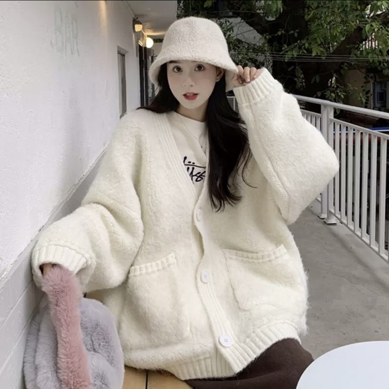 Áo lông cừu siêu dày mẫu mới 2021 dành cho nữ PeNeeconcept