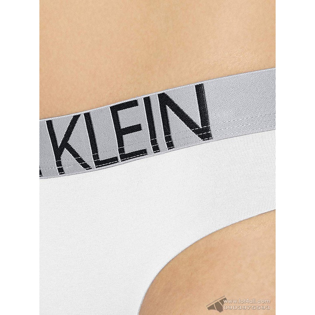 [CHÍNH HÃNG] Quần lót nữ Calvin Klein QF5179 Statement 1981 Thong White