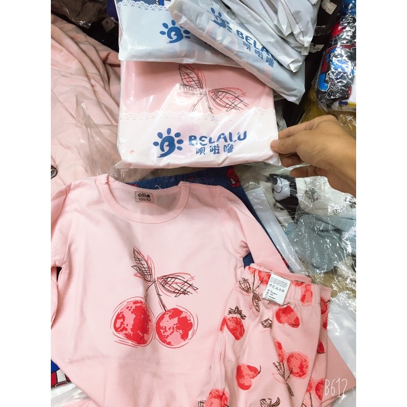 Bộ cotton xuất hàn cao cấp Belalu cực mềm mịn sale