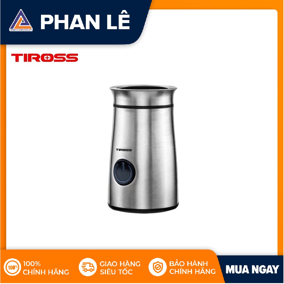 [Mã ELHADEV giảm 4% đơn 300K] Máy xay cà phê Tiross TS532 (Xám)